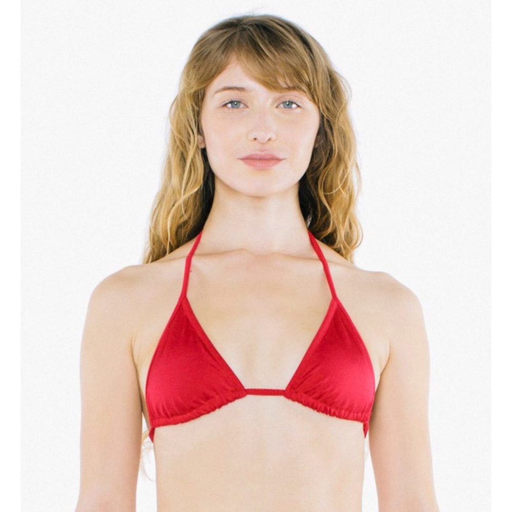 American Apparel Triangle String Bikini Top